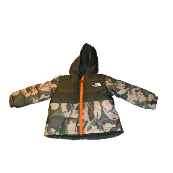 Boys The North Face Camo Coat size 12-18/M - Picture 1 of 2